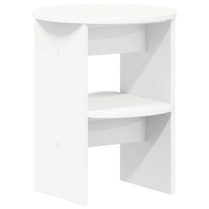 Sideskab Hvid Ø40 x 50 cm Konstrueret træ
