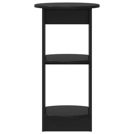 Sideskab Sort Konstrueret træ