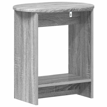 Sidebord Grå sonoma-eg 50 x 39,5 x 55 cm Konstrueret træ