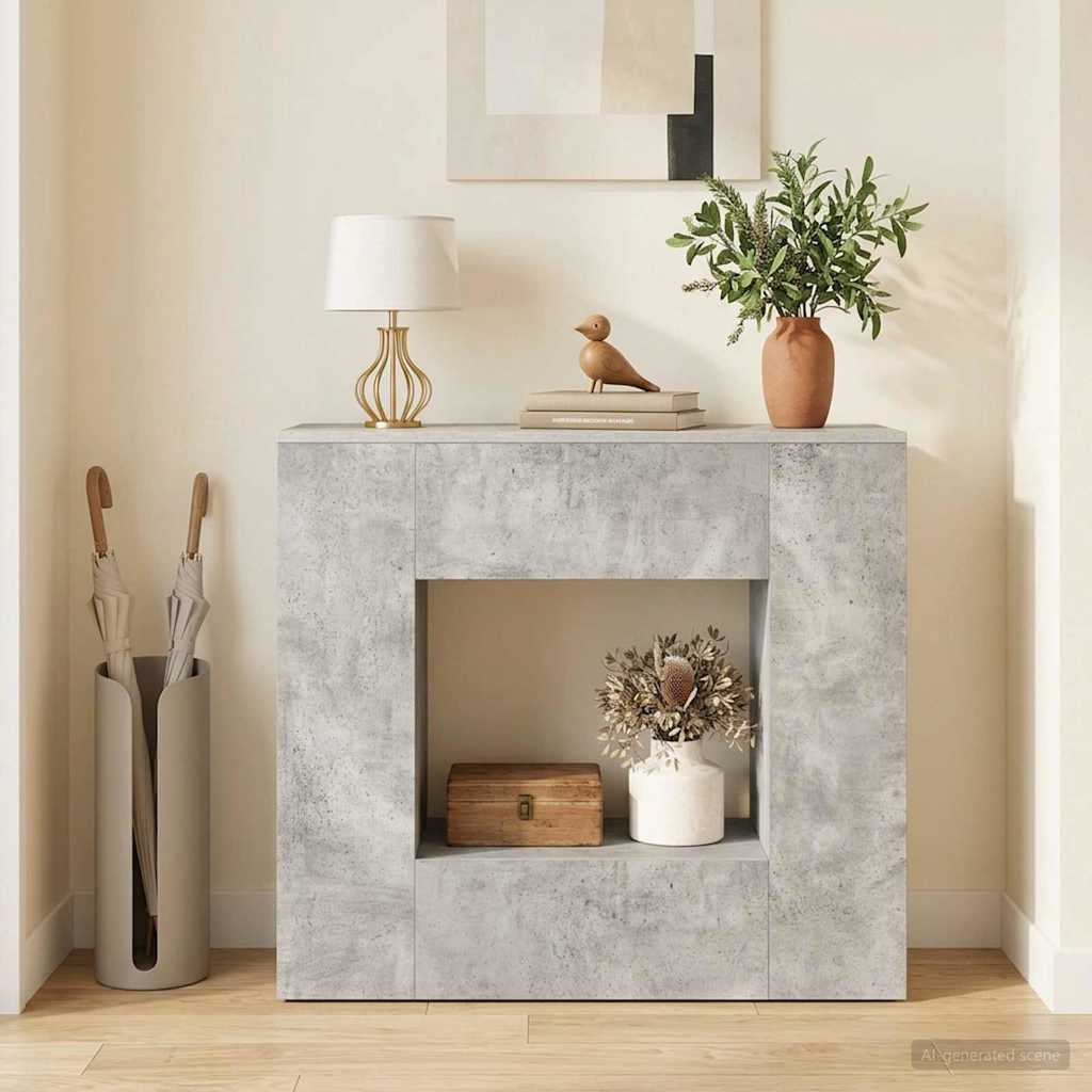BetonGrå 82 x 29 x 74 cm billede