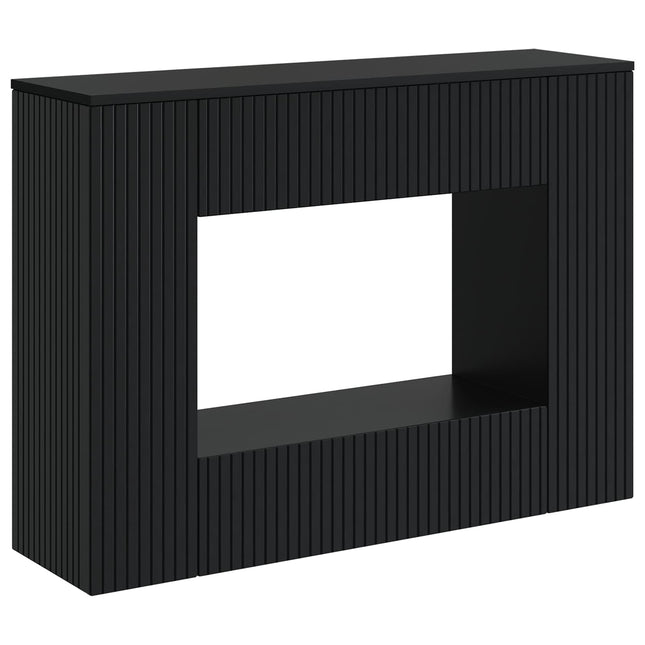 Konsolbord Sort 101 x 29 x 74 cm Konstrueret træ