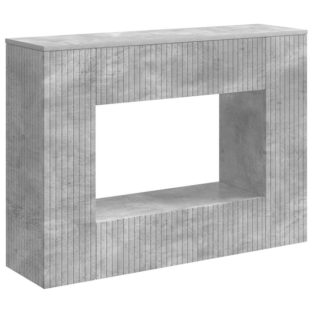 Konsolbord BetonGrå 101 x 29 x 74 cm Konstrueret træ