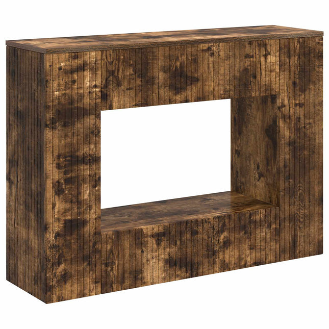 Konsolbord Røget Eg 101 x 29 x 74 cm Konstrueret træ