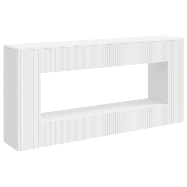 Konsolbord Hvid 155 x 29 x 74 cm Konstrueret træ