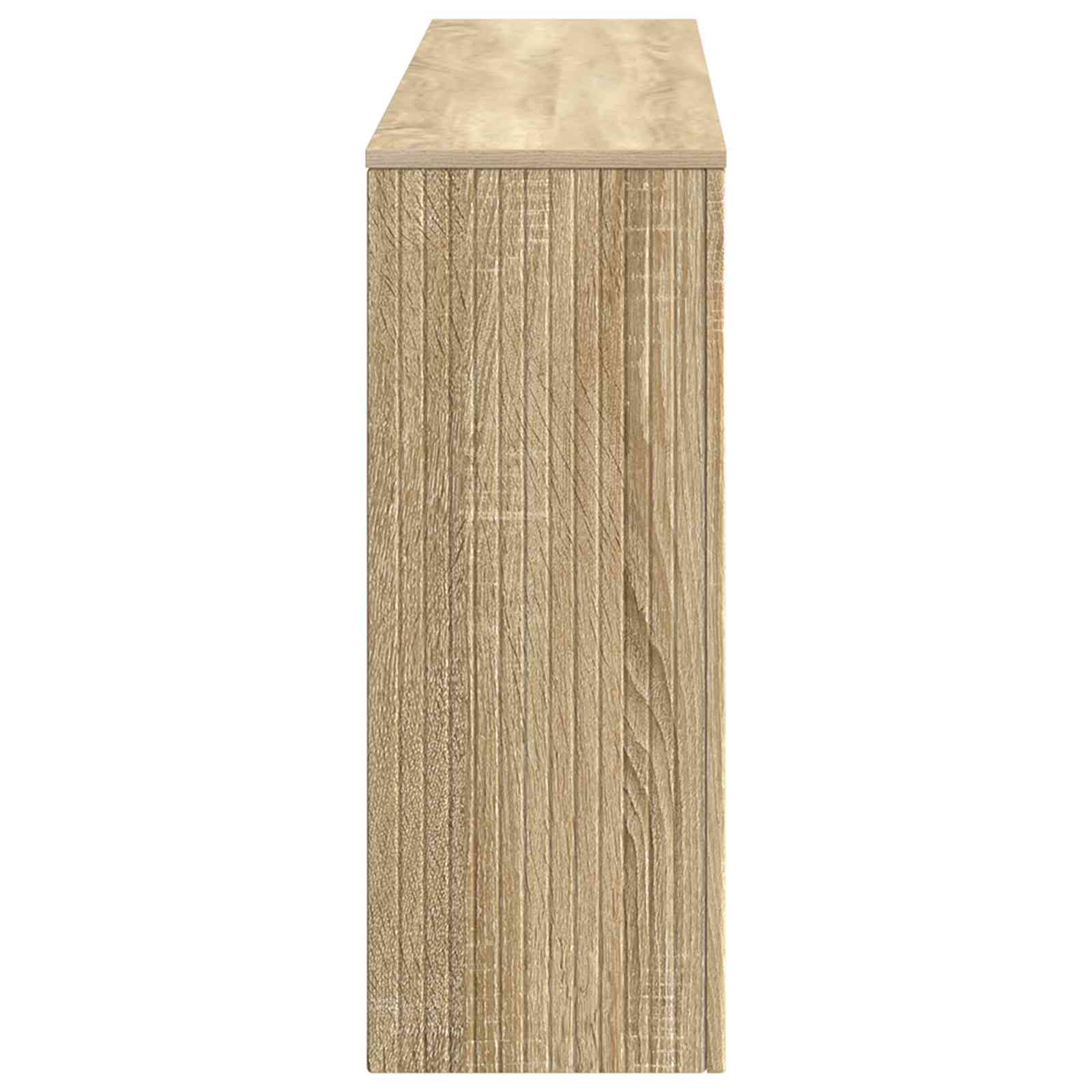 Konsolbord Stribet Sonoma eg 155 x 29 x 74 cm Konstrueret træ