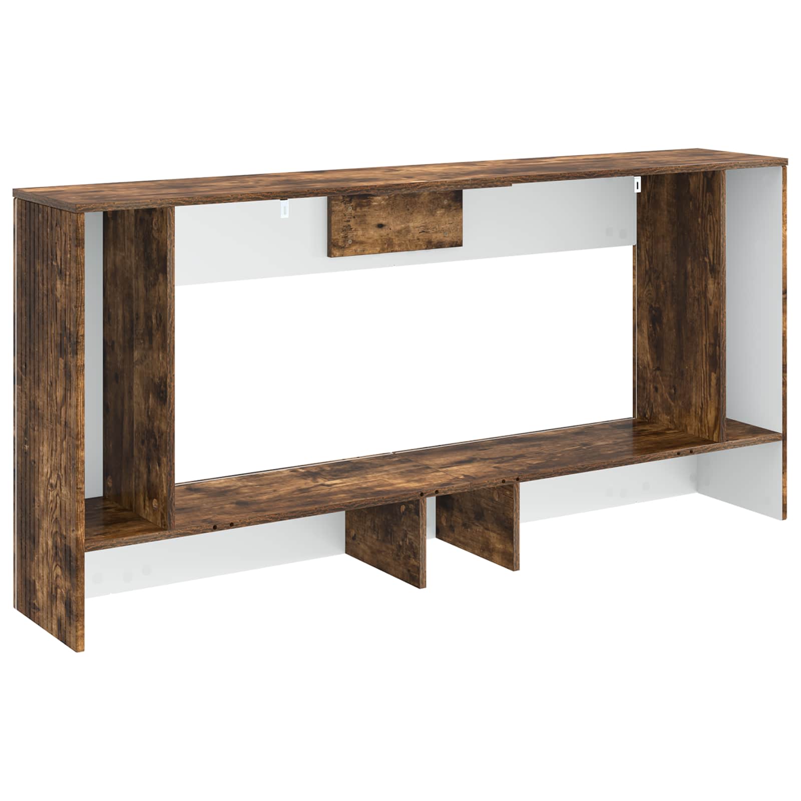 Konsolbord Stribet Røget Eg 155 x 29 x 74 cm Konstrueret træ