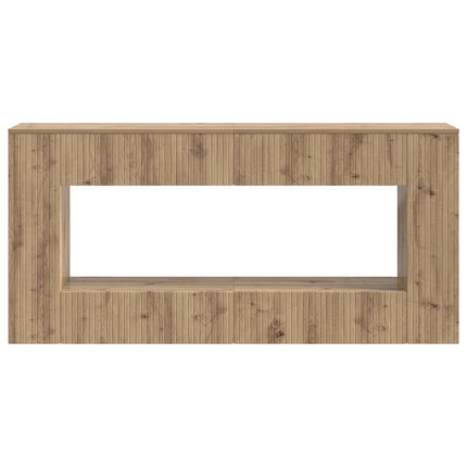 Konsolbord Artisan Eg 155 x 29 x 74 cm Konstrueret træ