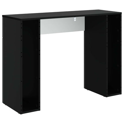 Sofabord Sort 102 x 35 x 75 cm Konstrueret træ