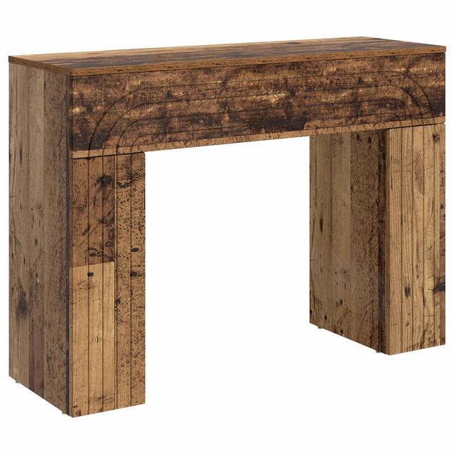 Sofabord Gammelt træ 102 x 35 x 75 cm Konstrueret træ