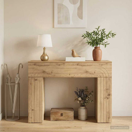 Sofabord Artisan-eg 102 x 35 x 75 cm Konstrueret træ