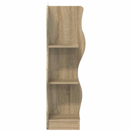 Hjørnehylde Sonoma-eg 34 x 33 x 102 cm Konstrueret træ