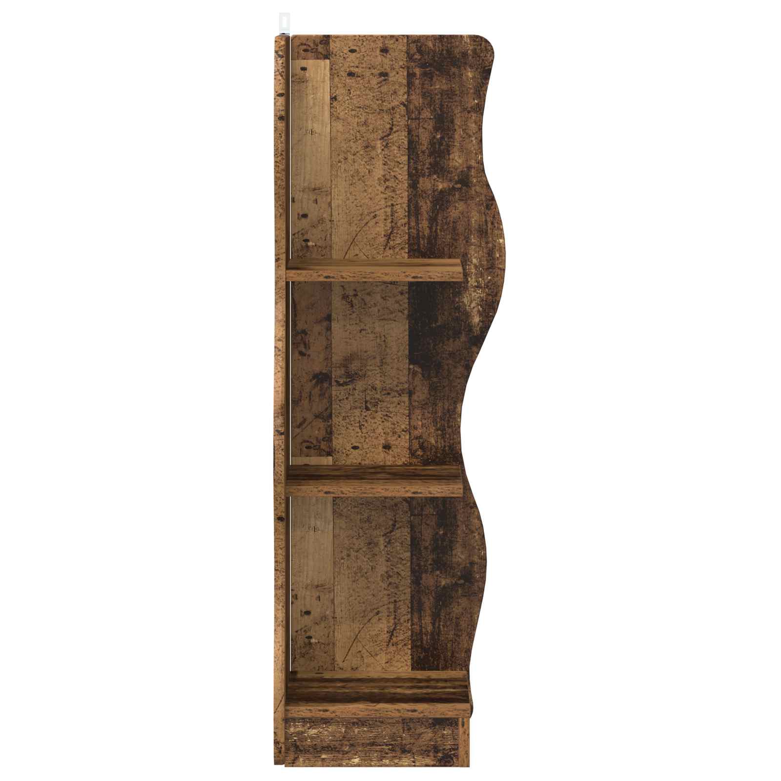 Hjørnehylde Gammelt træ 34 x 33 x 102 cm Konstrueret træ