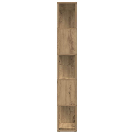 Bogskab Artisan Egetræ 80 x 24 x 159 cm Konstrueret træ