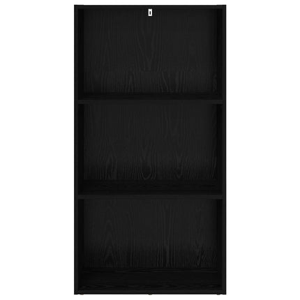 Bogreol Sort eg 60 x 30 x 114 cm Konstrueret træ
