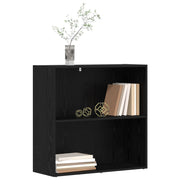 Bogreol Sort eg 80 x 30 x 76,5 cm Konstrueret træ