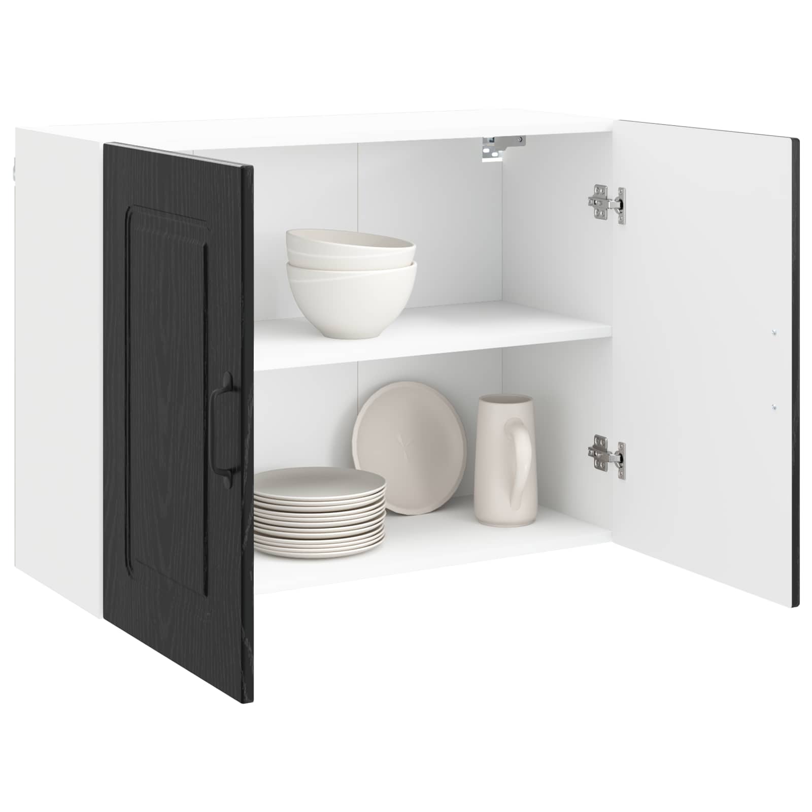 Panel til opvaskemaskine Kalmar Sort eg 80 x 31 x 60 cm