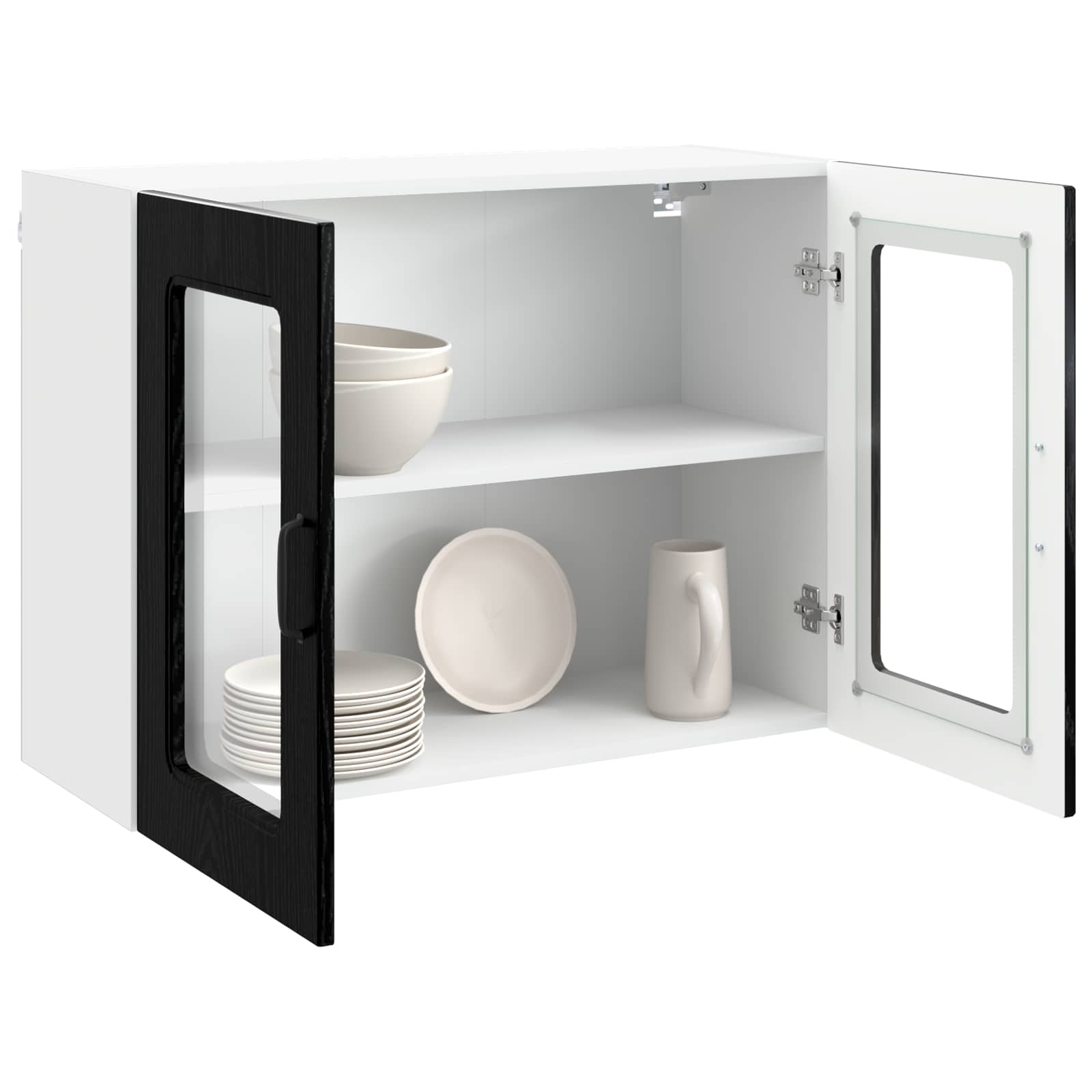 Panel til opvaskemaskine Kalmar Sort eg 80 x 31 x 60 cm