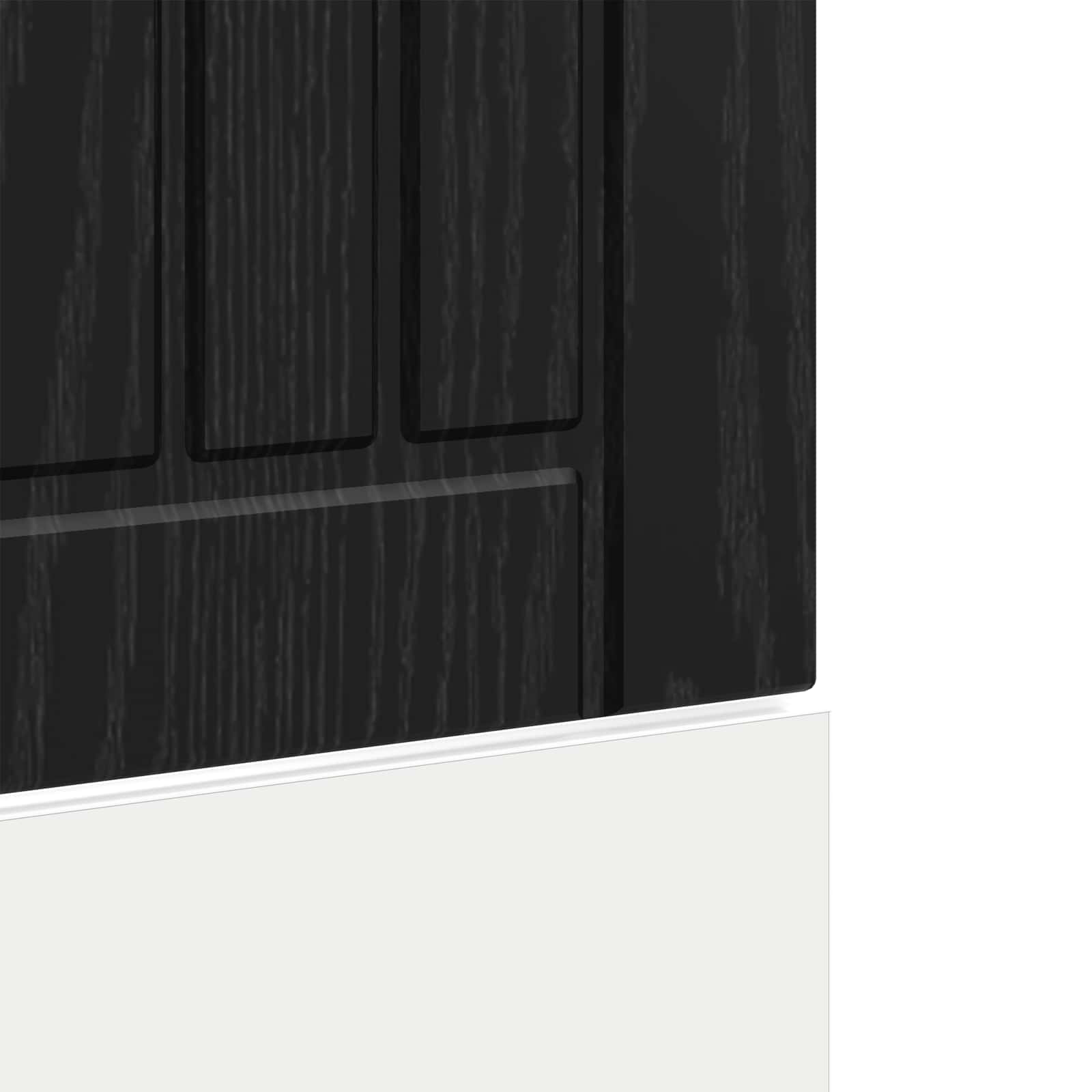 Panel til opvaskemaskine LUCCA Sort eg 45 x 1,5 x 57 cm