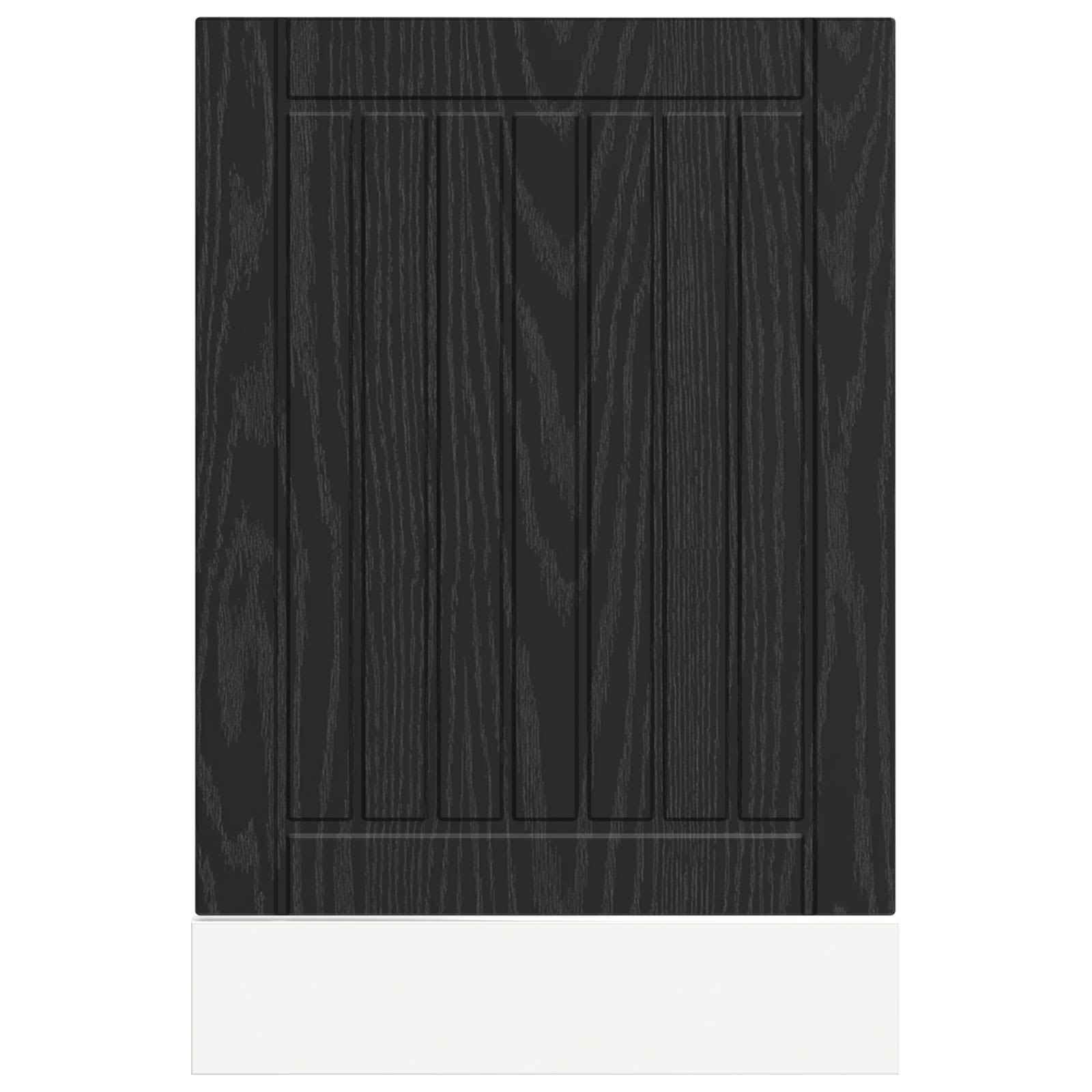 Panel til opvaskemaskine LUCCA Sort eg 45 x 1,5 x 57 cm