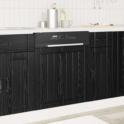 Panel til opvaskemaskine LUCCA Sort eg 60 x 1,5 x 57 cm