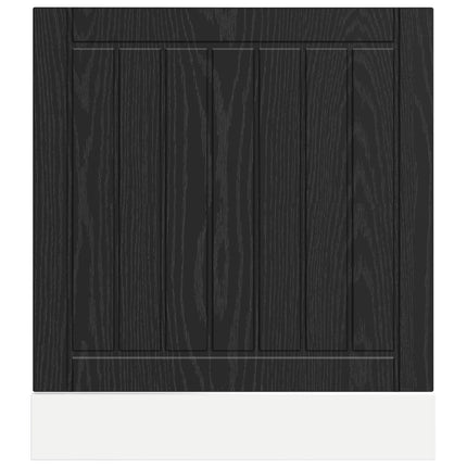 Panel til opvaskemaskine LUCCA Sort eg 60 x 1,5 x 57 cm