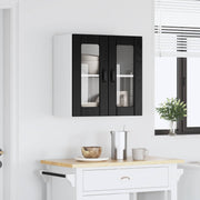 Væglågskab LUCCA Sort eg 60 x 31 x 60 cm Konstrueret træ