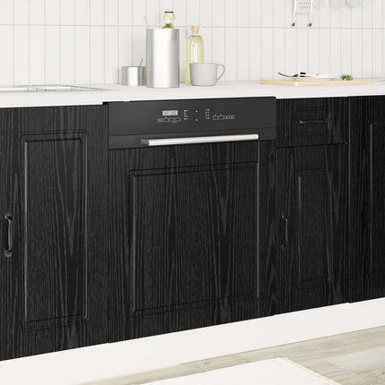 Panel til opvaskemaskine PORTO Sort eg 60 x 1,5 x 57 cm