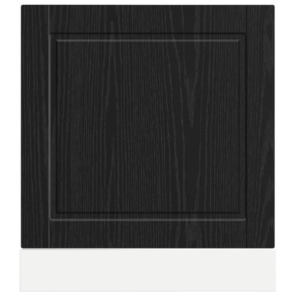 Panel til opvaskemaskine PORTO Sort eg 60 x 1,5 x 57 cm