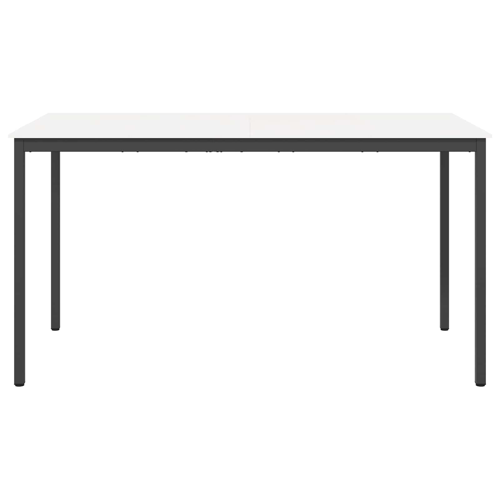 Barbord Hvid 200 x 100 x 105 cm Massiv fyrretræ