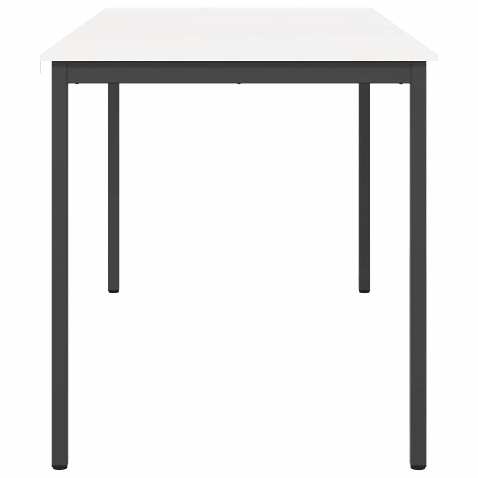 Barbord Hvid 200 x 100 x 105 cm Massiv fyrretræ