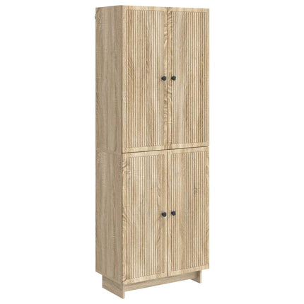 Skab Sæt 2 pcs Sonoma-eg 66 x 34,5 x 90 cm Konstrueret træ