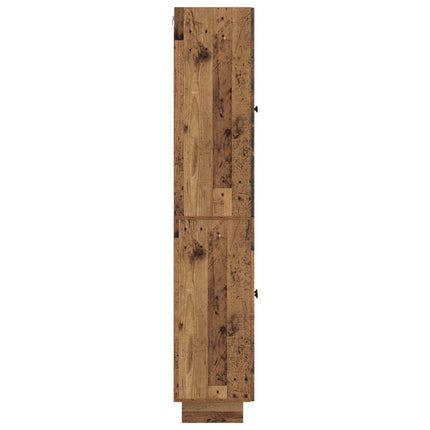 Skab Sæt 2 pcs Gammelt træ 66 x 34,5 x 90 cm Konstrueret træ