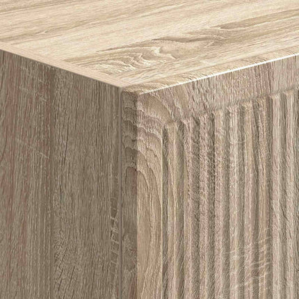 Skab Sæt 2 pcs Sonoma-eg 34,5 x 33 x 90 cm Konstrueret træ