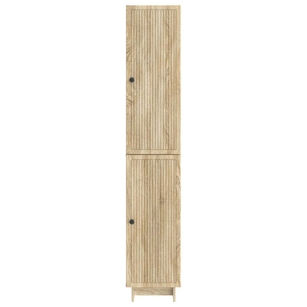 Skab Sæt 2 pcs Sonoma-eg 34,5 x 33 x 90 cm Konstrueret træ