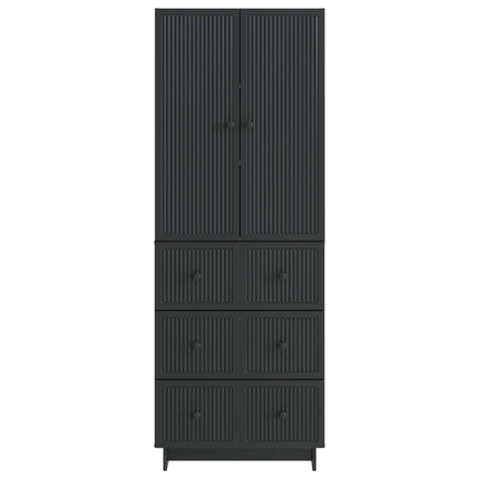 Skab Sæt 2 pcs 66 x 34,5 x 90 cm Konstrueret træ