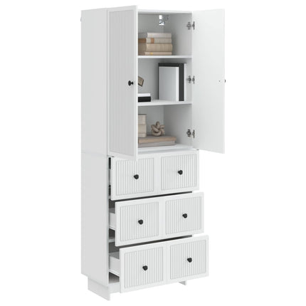 Skab Sæt 2 pcs 66 x 34,5 x 90 cm Konstrueret træ