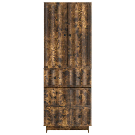 Skab Sæt 2 pcs 66 x 34,5 x 90 cm Konstrueret træ