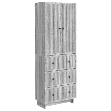 Skab Sæt 2 pcs 66 x 34,5 x 90 cm Konstrueret træ