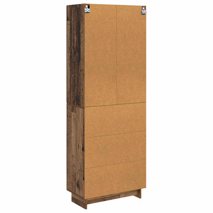 Skab Sæt 2 pcs 66 x 34,5 x 90 cm Konstrueret træ