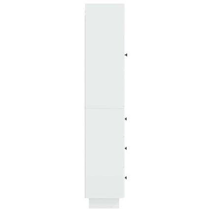 Skab Sæt 2 pcs 33 x 34,5 x 90 cm Konstrueret træ