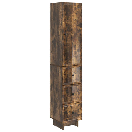 Skab Sæt 2 pcs 33 x 34,5 x 90 cm Konstrueret træ