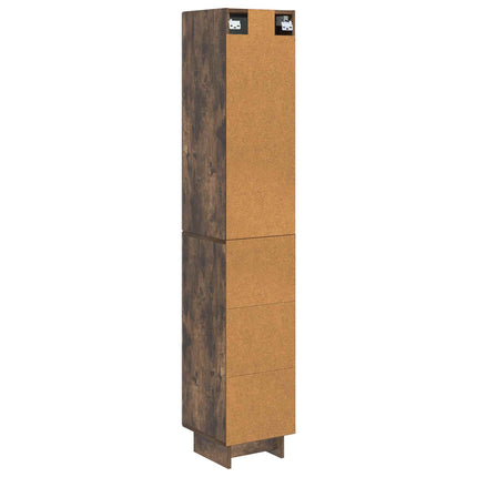 Skab Sæt 2 pcs 33 x 34,5 x 90 cm Konstrueret træ