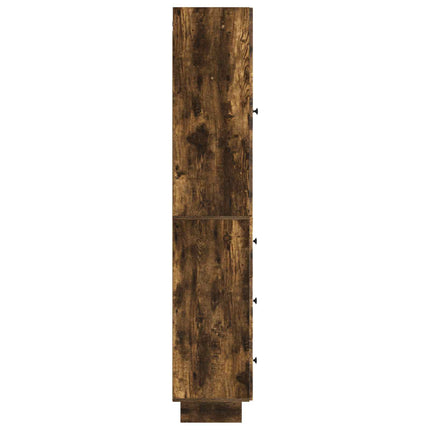 Skab Sæt 2 pcs 33 x 34,5 x 90 cm Konstrueret træ