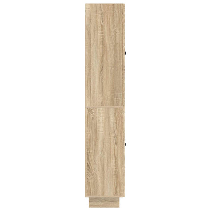 Skab Sæt 2 pcs 66 x 34,5 x 90 cm Konstrueret træ