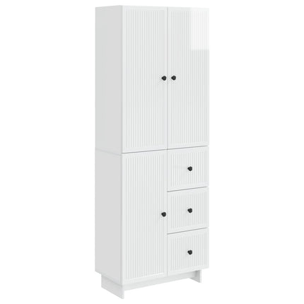 Skab Sæt 2 pcs 66 x 34,5 x 90 cm Konstrueret træ