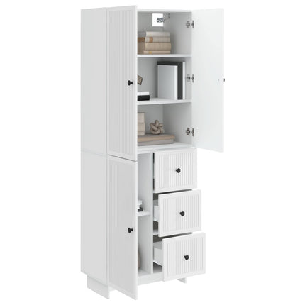 Skab Sæt 2 pcs 66 x 34,5 x 90 cm Konstrueret træ