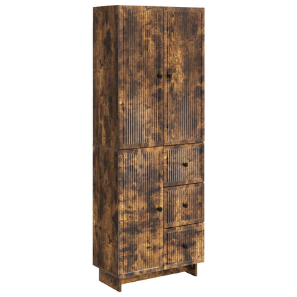 Skab Sæt 2 pcs 66 x 34,5 x 90 cm Konstrueret træ