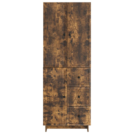 Skab Sæt 2 pcs 66 x 34,5 x 90 cm Konstrueret træ