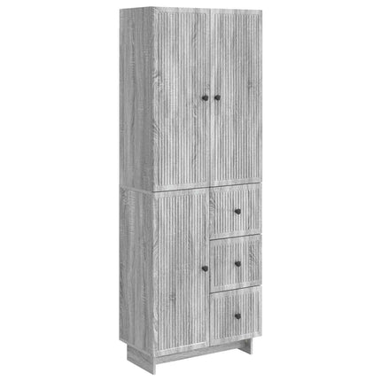 Skab Sæt 2 pcs 66 x 34,5 x 90 cm Konstrueret træ