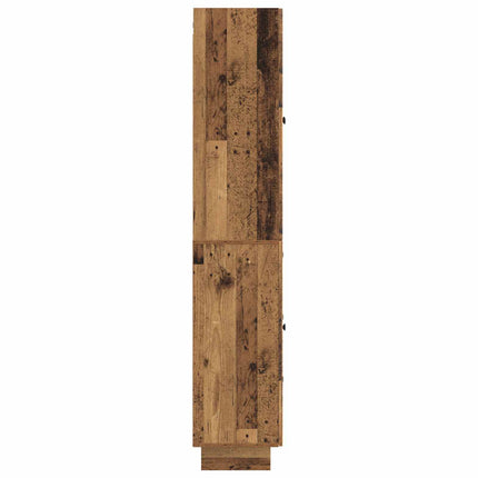 Skab Sæt 2 pcs 66 x 34,5 x 90 cm Konstrueret træ